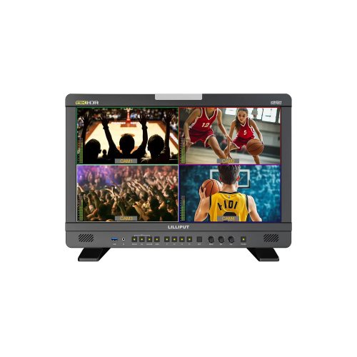 Lilliput UQ19 18.4in 8K 12G-SDI HDMI Monitor w/ NDI - Gold Mount