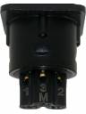 Neutrik NC3MD-S-1-B 3-Pin XLR Male D-Mount Screw Term (Black/Gold)