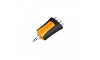 Seetronic MMJ3-2RF 3.5mm TRS Male to Dual RCA Female Adapter