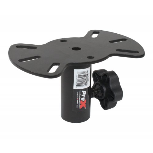 ProX Speaker Stand Mounting Plate - Black