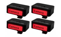 SKAARHOJ Smart Tally PoE Tally Lamp w/ Raw Panel, TSL & HTTP Control - 4 Pack