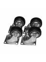 JBL WK-4S Set of 4 Swivel Casters