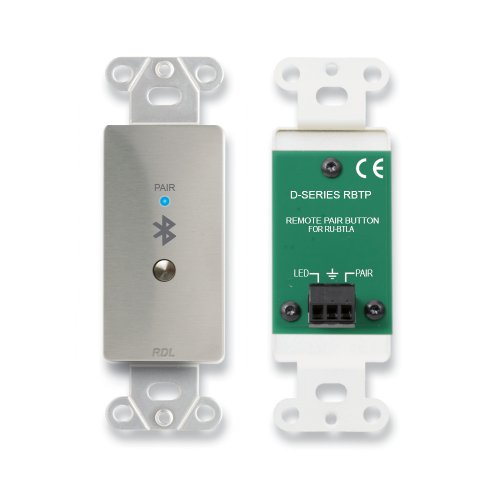 RDL RBTP Remote Pair Button for RU-BTLA - Stainless Steel