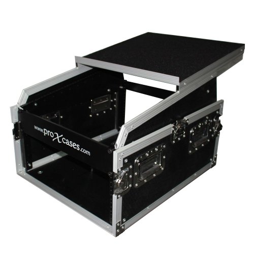 ProX 6U x 13U Mixer Combo Case w/Laptop Shelf