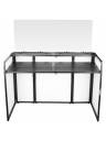 Odyssey Media DJ Booth, Fits 65″ Flat Screen TV/Monitor