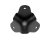 Penn-Elcom Amp Cabinet Corner C1823K - Black