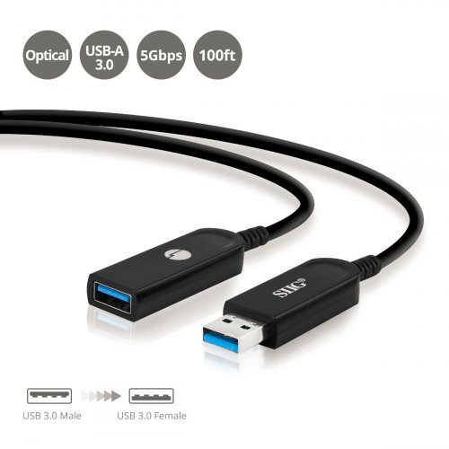SIIG USB3.0 AOC Fibre Active Cable 50M / 160ft