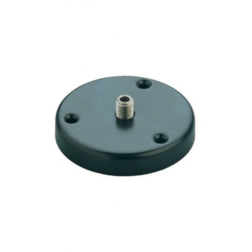 K&M 221-D Table Flange - Black
