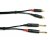 Digiflex Dual 1/4in Male to Dual RCA Male - 10 Foot