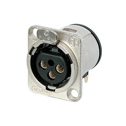Neutrik NC3FD-H 3-Pin XLR Female - Horizontal PCB