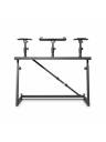 Gravity DJ Desk w/ Adjustable Loudspeaker & Laptop Trays