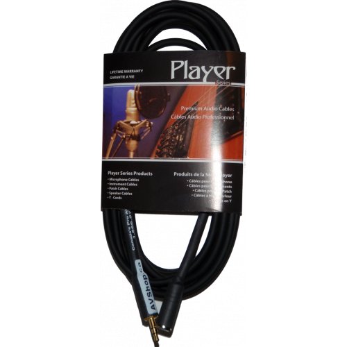 BRTB Player 1/8in Male to 1/8in Female Balanced Cable