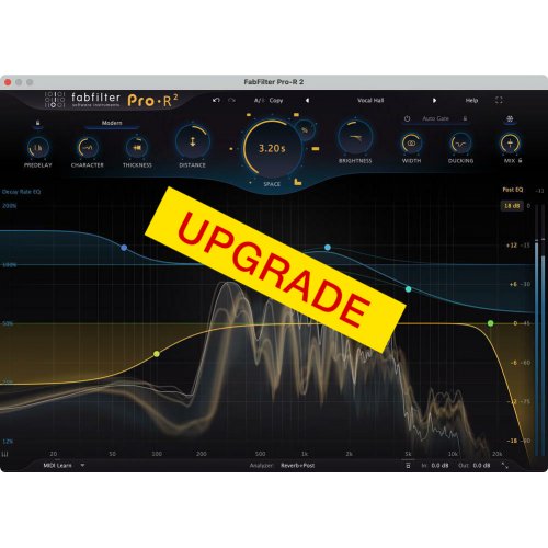FabFilter Pro-R2 Reverb Effect Plug-in Upgrade (Download)