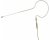 Galaxy Audio ESM8 Single Ear Headset Microphone - Beige