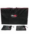 ProX Collapse and Go 4 Panel DJ Facade (White Frame)