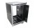 ProX 12U 24in Vertical Rack Shock Mount Case w/ Sliding Slam Doors, Wheels