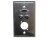 BRTB 1 Gang Wall Plate w/ VGA, RCA and D-Size Cut-out