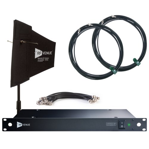 RF Venue DISTRO9 HDR w/ DFIN Antenna Distribution Bundle