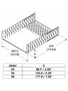 AVShop 3U Black Clamping Rack Shelf - 19 11/16\" Deep