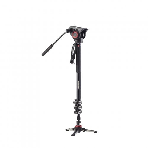 Manfrotto XPRO 4-Section Monopod w/ MVH500AH Video Head