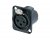 Neutrik NC3FD-LX-B XLR-f D-Type Connector
