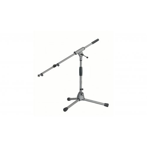 K&M 25900 Low-Level Mic Stand - Grey