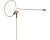 AKG C111LP Earhook Microphone - Tan