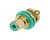 Rean NYS367-5 RCA Female Chassis Jack - Green