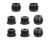 Camvate Microphone Mount Thread Adapter Set (Black)