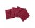 Gator 12x12 Acoustic Pyramid Panel 4 Pack Burgundy