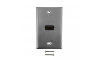 AVShop HDMI Wall Plate Kit - 1 Port (Stainless Steel)