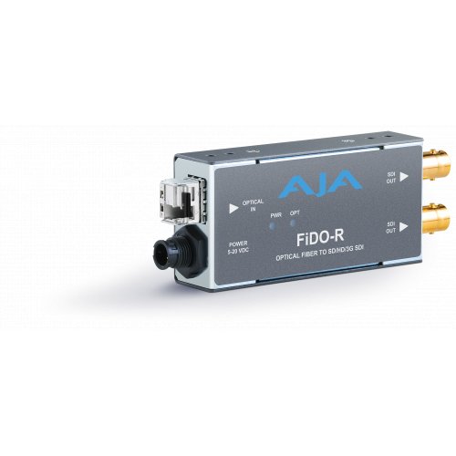 AJA FiDO-R-MM Multi-Mode Fiber LC tp SDI Mini-Converter