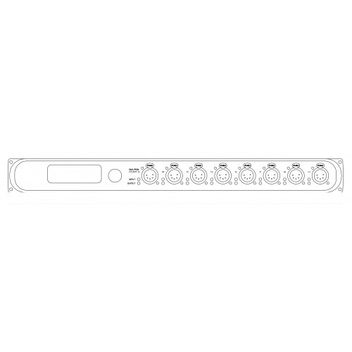 Pathway Connectivity Pathport 8-Port DMX Female Front Panel Rack Mount - IEC