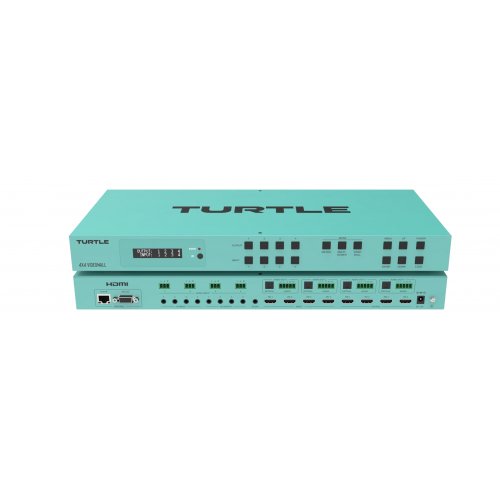Turtle AV 4x4 4K60 Video Wall, Matrix & Multiviewer Processor