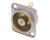 Neutrik RCA Phono D-Type Nickel Housing - White
