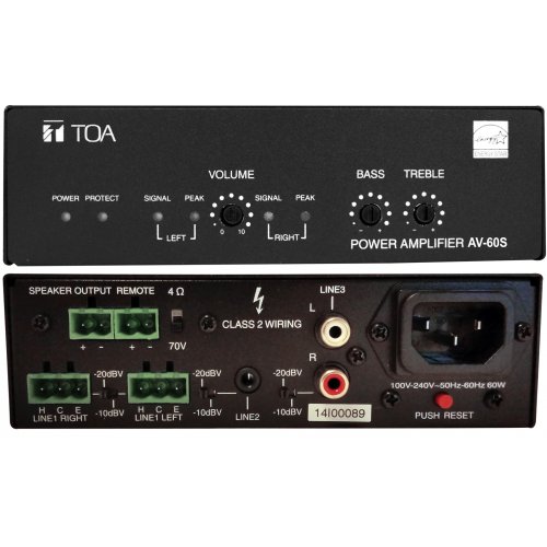 TOA AV-60S-AM Micro Amplifier