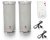 Ape Labs Can 2.0 IP w/ 65° Effect Lens - Cream White Set of 2