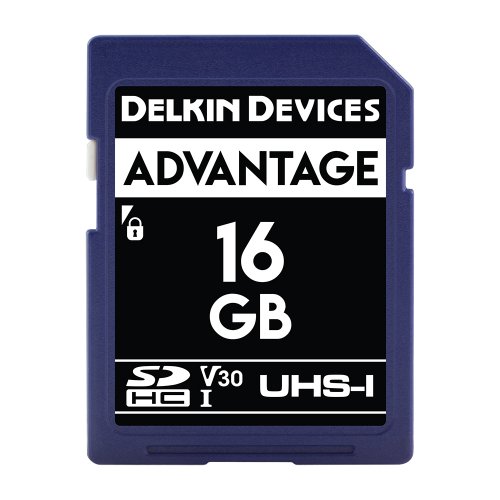 Delkin Devices Advantage UHS-I (U3/V30) SD Memory Card - 16GB