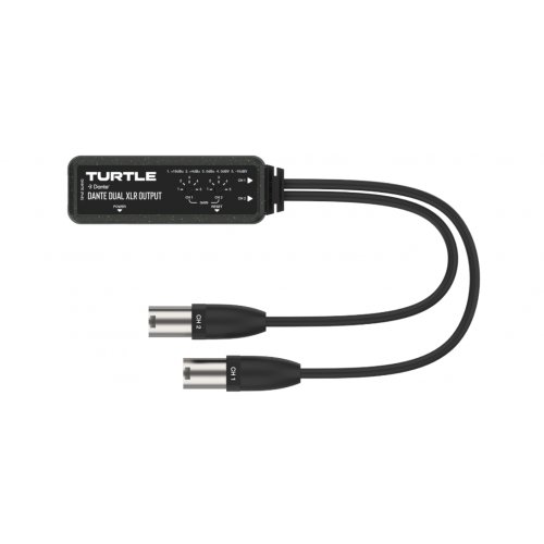 Turtle AV 2 Chan Dante to XLR Output Adaptor