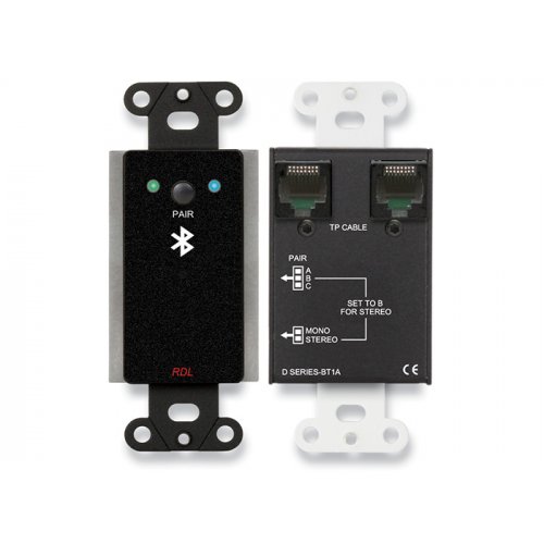 RDL DB-BT1A Bluetooth Audio Format-A Interface Wallplate