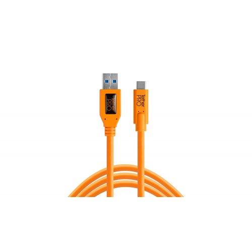 Tether Tools TetherPro USB 3.0 to USB-C - 15ft (Orange)