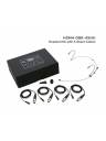 Galaxy Audio HSM4 Dual Ear Omni Headset Mic for Shure - Black