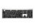 Logickeyboard Large Print White on Black ALBA Slimline Keyboard - Mac