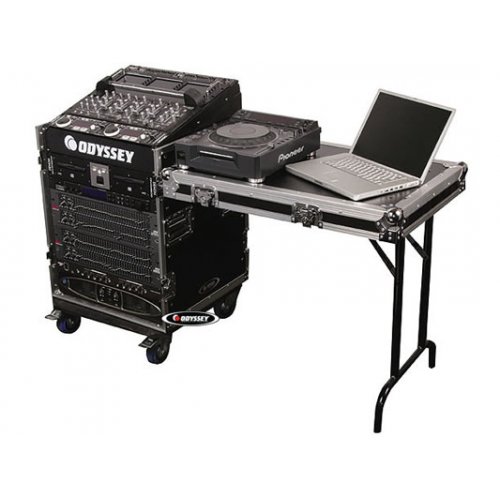 Odyssey Combo Rack 11U Slant / 12U Vertical with Table