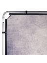 Manfrotto EzyFrame Vintage Background Kit - 2 X 2.3m (6\'7\" X 7\'5\") - Smoke