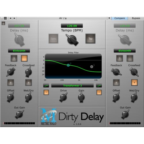 Metric Halo Dirty Delay Plug-in (Download)