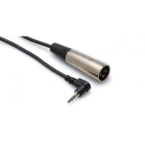 Hosa XLR3M to Right-angle 3.5 mm TRS Camera Mic Cable