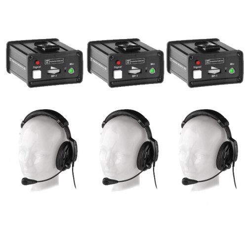 Pro Intercom econoCom EC3B (3 Beltpacks + 3 Headsets)
