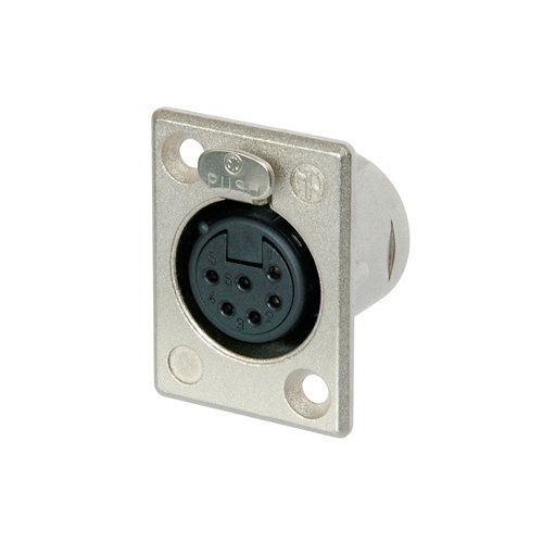 Neutrik NC6FP-1 6-Pin XLR Female P-Type Panel Mount