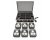 Ape Labs Maxi 2.0 IP - Anthracite Gray TourPack (6pc)